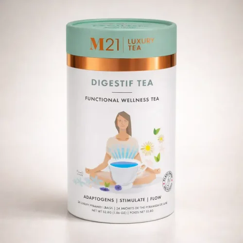 Tega Organic Digestif Luxury Herbal Tea loose leaf canister