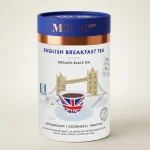 Tega Organic English Breakfast Luxury Black Tea 24 bags canister