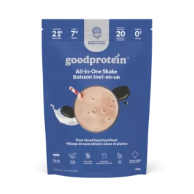 Bag of Good Protein Cookie and Cream Protein Shake in 440g size bag