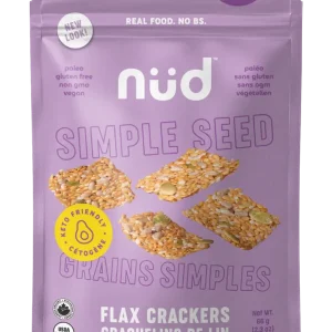 Nud Fud Keto Simple Seed Flax Crackers