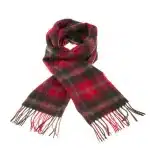 Patrick King Woollen Company - Dark Maple Lambswool Tartan Scarf