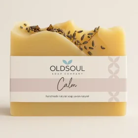 Old Soul Soap Company Calm Soap bar with lavender and orange