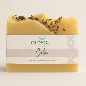 Old Soul Soap Company Calm Soap bar with lavender and orange