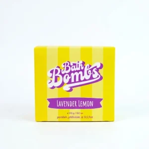 Happy Hippo Bath Co Lavender Lemon Cube Bombs 12 pack in box