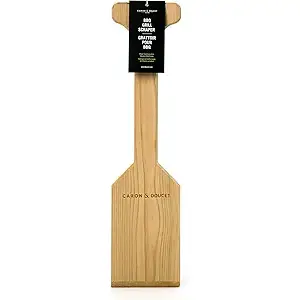 Caron & Doucet Natural Wood BBQ Grill Scraper tool