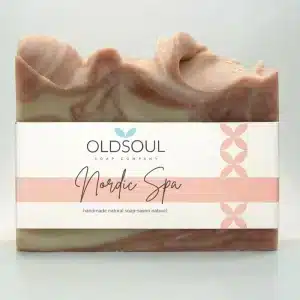 Old Soul Soap Company Nordic Spa Soap bar with frosty herbal notes