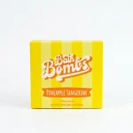 Happy Hippo Bath Co Pineapple Tangerine Cube Bombs 12 pack in box