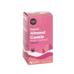 Tealish Organic Almond Cookie Herbal Tea pyramid bags and box