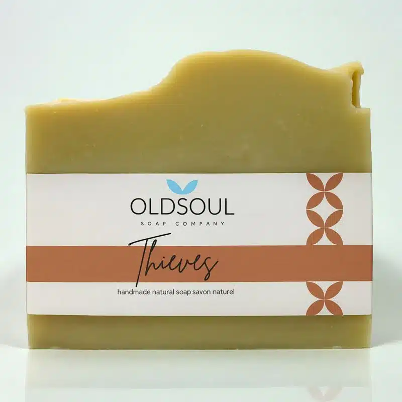 Old Soul Soap Company Thieves Soap bar with cinnamon and clove