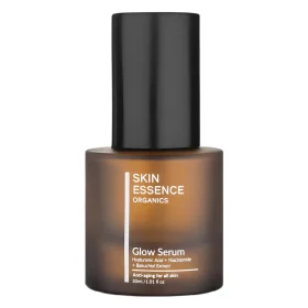 Skin Essence Organics Glow Serum 30ml amber glass bottle