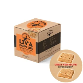 2lb box of Granville Island Pet Treatery Liv'a Happy Life pork liver dog treats