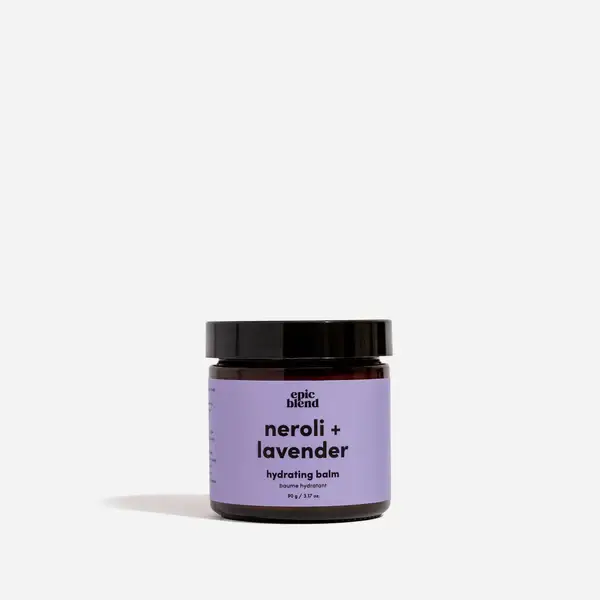 Neroli Lavender Dry Skin Hydrating Balm by Epic Blend Jar of Epic Blend Neroli Lavender Dry Skin Hydrating Balm
