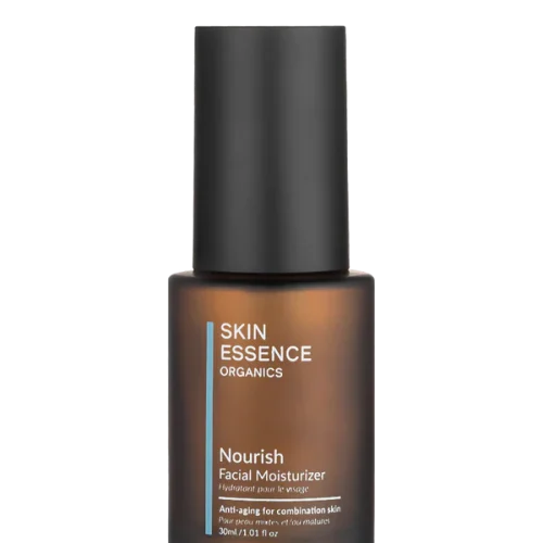 Skin Essence Organics Nourish Facial Moisturizer 30ml amber bottle for combination skin