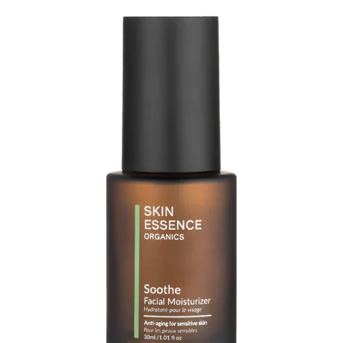 Skin Essence Organics Soothe Facial Moisturizer 30ml amber bottle for sensitive skin