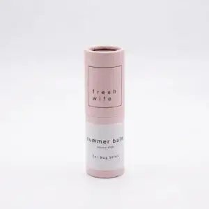 Application of cooling lavender and peppermint summer balm onto a bug bite
