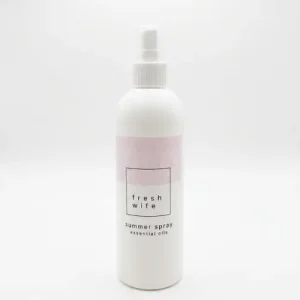 Family friendly natural outdoor summer spray with citronella and lemon eucalyptus