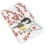 Carnet de poche Porchlight Press Chickadee posé à plat sur un fond blanc uni