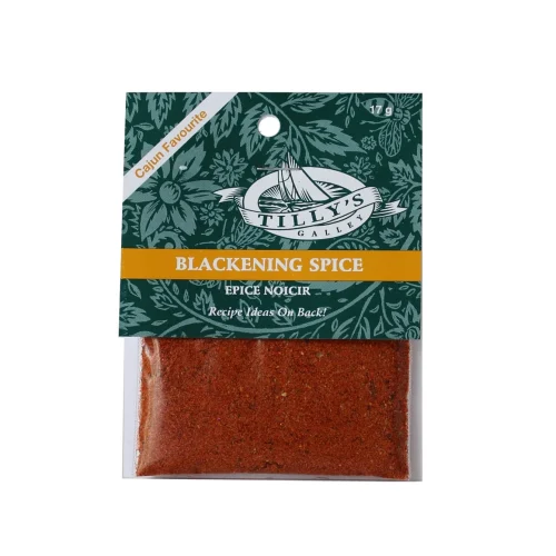 Bag of Tilly's Galley Blackening Spice Blend with a clean, professional label