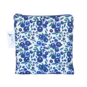 Colibri reusable large fabric snack bag zipped shut