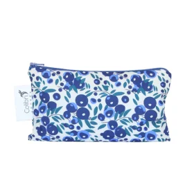 Colibri reusable medium fabric snack bag zipped shut