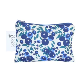 Colibri reusable small fabric snack bag zipped shut