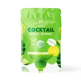 two pack of Cocktail Bomb Shop Margarita drink bombs in eco friendly wrapping