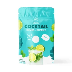two pack of Cocktail Bomb Shop Mojito drink bombs in eco friendly wrapping