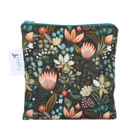 Colibri reusable large fabric snack bag zipped shut