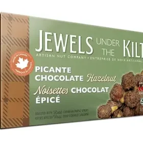 Premium Large Box of Jewels Under The Kilt Picante Chocolate Hazelnut artisan nuts