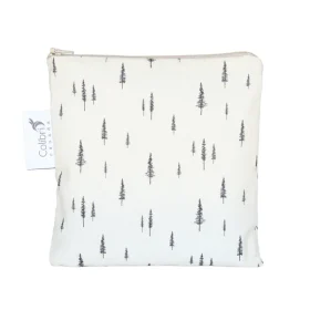 Colibri reusable large fabric snack bag zipped shut