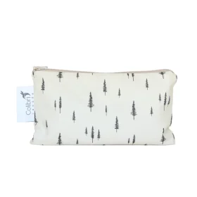 Colibri reusable medium fabric snack bag zipped shut