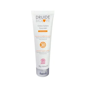 Druide Sunscreen SPF30 tube standing on a plain white background