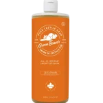 Green Beaver Zesty Orange All-in-One Pure Castile Soap bottle standing on a plain white background