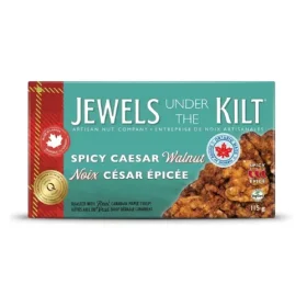 Box of Jewels Under the Kilt Spicy Caesar Walnuts