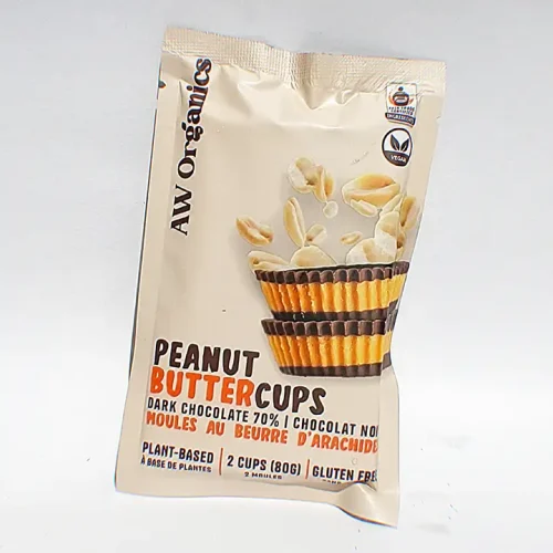 Artisans Way Peanut Butter cups Artisan's Way Organics Peanut Butter Cups displayed on a plain white background