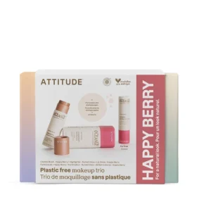 ATTITUDE Oceanly Happy Berry Vegan Makeup Set cardboard tubes