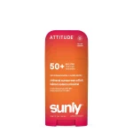 ATTITUDE Mineral Sunscreen Stick SPF 50 on white background