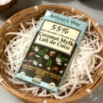 Artisan's Way Organics Coconut Mylk 55% chocolate bar in a basket