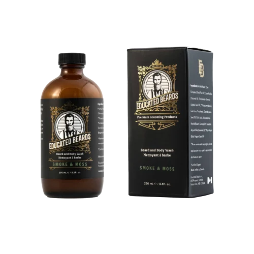 Shampooing à barbe Educated Beards, flacon de 250 ml