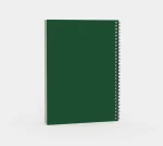 MediocrelyDrawn Stay Hoptimistic bunny spiral notebook