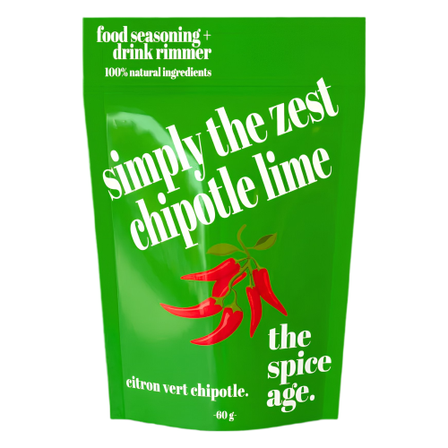 A 60g pouch of The Spice Age Chipotle Lime Seasoning