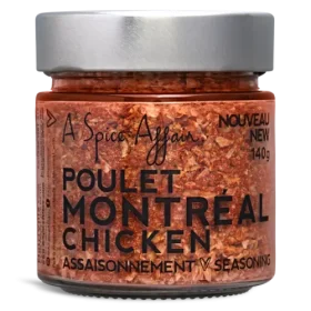 A Spice Affair Montreal-Style Chicken Seasoning 140g glass jar