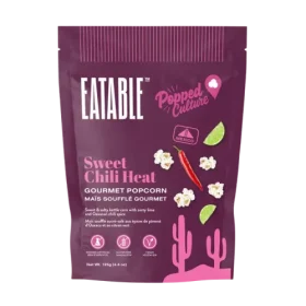 EATABLE Sweet Chili Heat Popcorn 125g bag