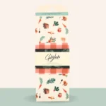 Goldilocks Reusable Beeswax Food Wraps Farmer's Market Set of 3