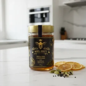 Jar of Mielbrut Lemon & Cardamom Honey