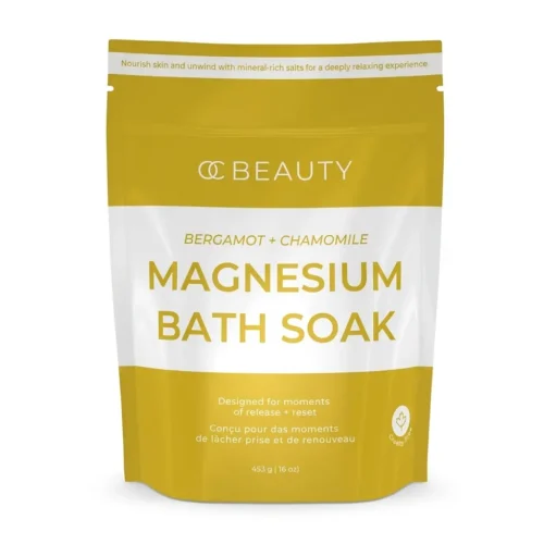 OC Beauty Bergamot + Chamomile Magnesium Bath Soak Bag of OC Beauty Co. Bergamot and Chamomile Magnesium Bath Soak