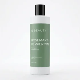 Bottle of OC Beauty Co. Rosemary Peppermint Shampoo