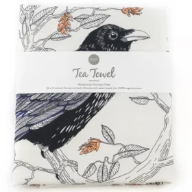 Porchlight Press Common Raven Tea Towel