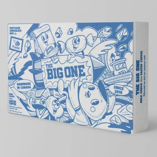 Postie The Big One Milk Postcard Chocolate Bar Postie The Big One Milk Postcard Chocolate Bar package