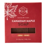 Crate 61 Organics Canadian Maple Bar Soap 110g plant-based soap made in Ontario